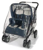 Akcesoria do wózków - Reer Osłona przeciwdeszczowa do wózka dla bliźniaków 71584 - miniaturka - grafika 1