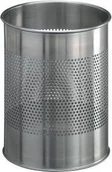 Kosze biurowe - Durable Kosz na śmieci, okrągły 15, metal szczotkowany - miniaturka - grafika 1
