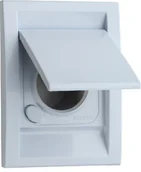 Gniazdka elektryczne - Beam Gniazdo ścienne plast. FlipVac błękit polarny TA230 - miniaturka - grafika 1