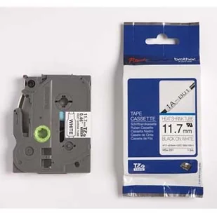 Brother Rurki termokurczliwe 11,7mm HSE231 czarne na biały - Papier do drukarek - miniaturka - grafika 4