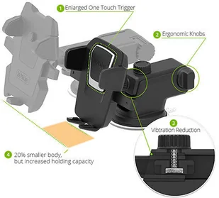 iOTTIE Uchwyt samochodowy Easy One Touch 3 Mount uniwersalny na telefon HLCRIO120 - Uchwyty samochodowe do telefonów - miniaturka - grafika 4