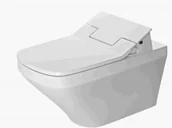 Miski WC - Duravit Sensowash Happy D.2 Rimless biała 2542590000 - miniaturka - grafika 1