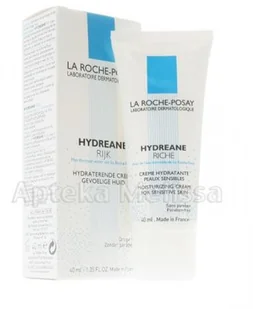 La Roche-Posay Hydreane Riche intensywnie nawilżający krem do wrażliwej bardzo suchej skóry  40ml - Kremy do twarzy - miniaturka - grafika 2