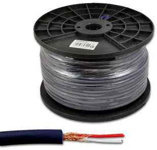 Kabel Mikrofonowy Stereo 6MM Niebieski - Kable komputerowe i do monitorów - miniaturka - grafika 2