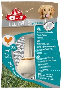 8IN1 1 Dental Delights Bones Xs - Przysmaki dla psów - miniaturka - grafika 3
