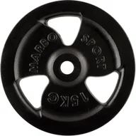 Obciążenia - Marbo Sport Obciążenie żeliwne 15 kg MW-O15 - miniaturka - grafika 1