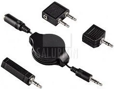 Hama Zestaw adapterów do samolotu - Złącza, przejściówki, adaptery - miniaturka - grafika 2