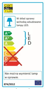 Candellux Lampa wisząca LORDS kwadrat by 31-34854 - Lampy sufitowe - miniaturka - grafika 5