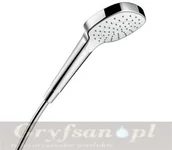 Słuchawki prysznicowe - Hansgrohe Główka prysznicowa Croma Select E 1jet, EcoSmart 7 l/min, DN15 2681640 - miniaturka - grafika 1