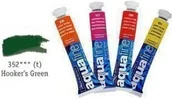 Farby i media malarskie - Daler Rowney Farba akwarelowa AQUAFINE HOOKERS GREEN (TUBKA 8ML) (3 - miniaturka - grafika 1