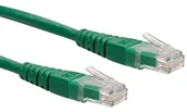 Kable miedziane - Rotronic ROLINE UTP Cable KAT6, zielony 0,5 m 21.15.1523 - miniaturka - grafika 1