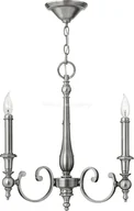 Lampy sufitowe - Elstead Lighting Lampa wisząca YORKTOWN kol. ANTYCZNY Nikiel (HK/YORKTOWN3) - Hinkley - - miniaturka - grafika 1