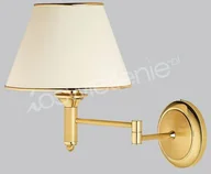 Lampy ścienne - Jupiter CLASSIC Mosiądz satyna I Kinkiet 1x E27 (max 60W) 208-CLK - miniaturka - grafika 1