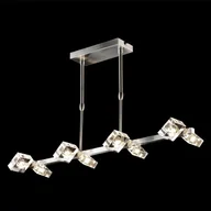 Lampy sufitowe - Luxera Żyrandol Nowoczesny Kryształowy 8pł INUA 1554 - miniaturka - grafika 1