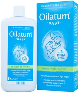 Oilatum GSK Services Sp. z o.o. BABY emulsja do kąpieli - 250ml - Kosmetyki kąpielowe dla dzieci - miniaturka - grafika 2