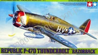 Modele do sklejania - Tamiya Amerykański samolot myśliwski P-47D Thunderbolt Razorback 61086 - miniaturka - grafika 1
