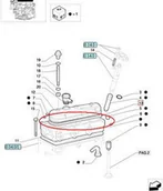 Części i akcesoria do maszyn rolniczych - CNH USZCZELKA POKRYWY ZAWORÓW 99460554 - miniaturka - grafika 1