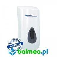 Dozowniki papieru i mydła dla firm - Merida Dozownik mydła w pianie TOP DTS201 na wkłady z mydłem BALI - okienko szare - miniaturka - grafika 1