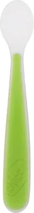 Chicco Miękka Łyżeczka Silikonowa Zielona - Sztućce dla dzieci - miniaturka - grafika 2