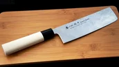 Noże kuchenne - Satake Cutlery Nóż pojedynczy Nakiri 16 cm Satake Nashiji Natural 801-423 - miniaturka - grafika 1