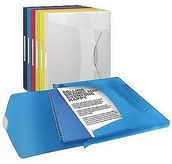 Teczki i skoroszyty - Esselte Teczka Z GUMKA VIVIDA 40MM NIEBIESKI 624047 - miniaturka - grafika 1