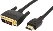 Adaptery i przejściówki - AmazonBasics przewód-adapter DVI na HDMI, 1,83 m (najnowszy standard) HL-007347 - miniaturka - grafika 1