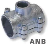 Akcesoria hydrauliczne - Gebo Dwudzielna Obejma remontowo-naprawcza ANB 3 x 1 1/4 - miniaturka - grafika 1