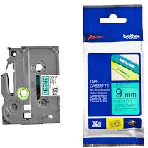 Brother Taśma Laminowana TZ-721/TZe-721 (9mm, zielony na czarnym) TZE721 - Etykiety do drukarek - miniaturka - grafika 6