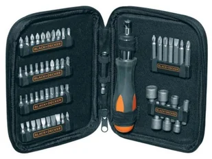 Black&Decker BLACK & DECKER ZESTAW GROTÓW 56szt. A 7176 A7104-XJ - Wiertła - miniaturka - grafika 2