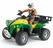 Samochody i pojazdy dla dzieci - Bruder Ciągnik John Deere 7930 z HDS do prac leśnych 1992-03053 - miniaturka - grafika 1