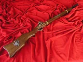 Repliki - broń - WŁOCHY FRANCUSKA STRZELBA Z ZAMKIEM SKAŁKOWYM I HERBEM - miniaturka - grafika 1