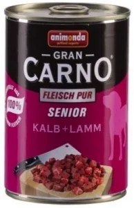Animonda GranCarno Original Senior, 24 x 400 g - Wołowina i jagnięcina - Mokra karma dla psów - miniaturka - grafika 7