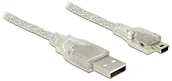 Kable USB - Delock 5m, USB2.0-A/USB2.0 Mini-B kabel USB (83909) - miniaturka - grafika 1
