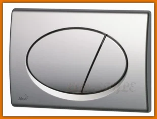 Alcaplast Delfin Przycisk Wc stelaża M72 chrom mat - Przyciski spłukujące - miniaturka - grafika 5