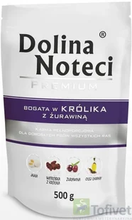 Dolina Noteci Premium Pies Królik i żurawina Saszetka 500g 13676 - Mokra karma dla psów - miniaturka - grafika 3