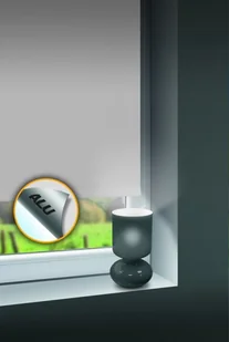 Roleta Mini Zaciemniająca ALU 80x150 cm Biała - Rolety - miniaturka - grafika 2