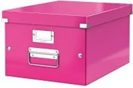 Pudła i pojemniki do przechowywania - Leitz Pudło Click & Store, A4 różowe 60440023 - miniaturka - grafika 1