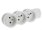 Przedłużacze i rozgałęźniki - Legrand Przedłużacz (gniazda przenośne) 3x2P+Z - bez przewodu - miniaturka - grafika 1