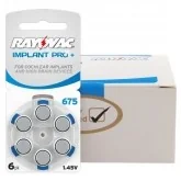 Rayovac 60 x baterie do aparatów słuchowych 675 IMPLANT PRO+ MF - Baterie i akcesoria - miniaturka - grafika 2