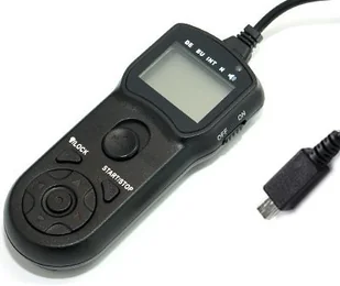 JJC Mcoplus - Timer Fernauslöser TM-K für Fuji X-E1, IS1 X-S1, S20, HS20EXR, HS22EXR, HS25EXR, HS30EXR, S200EXR, S205EXR, S9000, S9100, S9500, S9600 u.a. - Piloty i wężyki fotograficzne - miniaturka - grafika 2