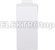 Klawisze i ramki - Kontakt Simon GL3Z/11 Zaślepka do gniazd głośnikowych DGL3.01/.. ; biała - miniaturka - grafika 1