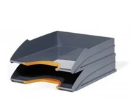 Półki na dokumenty - Durable Zestaw dwóch tacek VARICOLOR TRAY DUO pomarańczowy - miniaturka - grafika 1