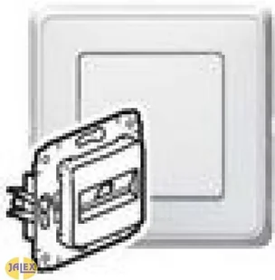 Legrand Gniazdo ścienne CARIVA Telefoniczne Pojedyncze 1xRJ11 773638 biały - Gniazdka elektryczne - miniaturka - grafika 2