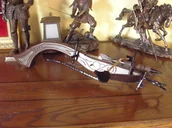 Repliki - broń - WŁOCHY MAŁA REPLIKA KUSZY PISTOLETOWEJ Z 1423 R - miniaturka - grafika 1