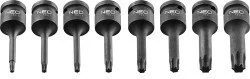 NEO-TOOLS Tools Klucze udarowe torx 1/2 9 części 08-712 - Nasadki do elektronarzędzi - miniaturka - grafika 2