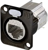 Pozostałe akcesoria sieciowe - Neutrik NE8FDX-Y6-B Złącze żeńskie proste czarny Zawartość 1 szt - miniaturka - grafika 1