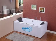 Wanny z hydromasażem - Hydrosan RAMONA 640 180x90 - miniaturka - grafika 1
