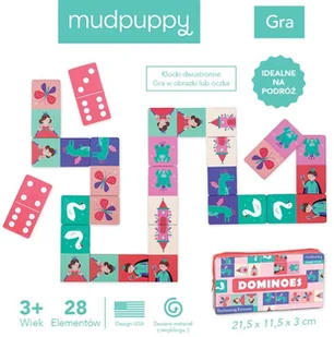 Mudpuppy Domino Księżniczka w podróżnym opakowaniu - Gry planszowe - miniaturka - grafika 2