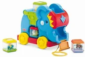Klocki - Fisher Price Peek a Blocks Słonik z klockami - miniaturka - grafika 1