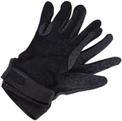 Rękawiczki jeździeckie - Rękawiczki jeździeckie bawełniane czarne, roz. S - miniaturka - grafika 1